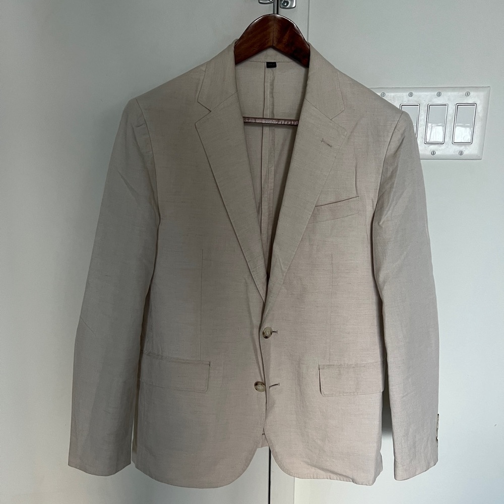 J Crew Cotton/Linen Blazer